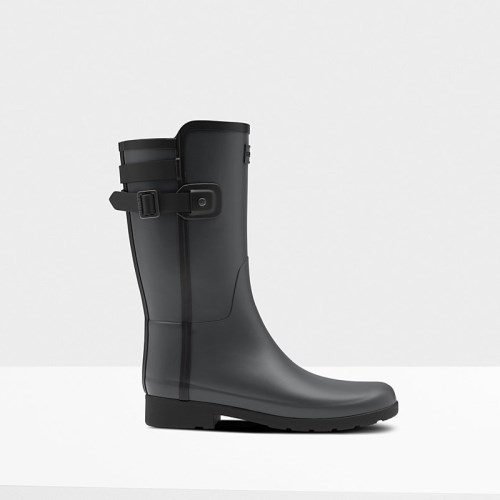 Hunter Refined Slim Fit Contrast Short Wellies (X046S) Ireland